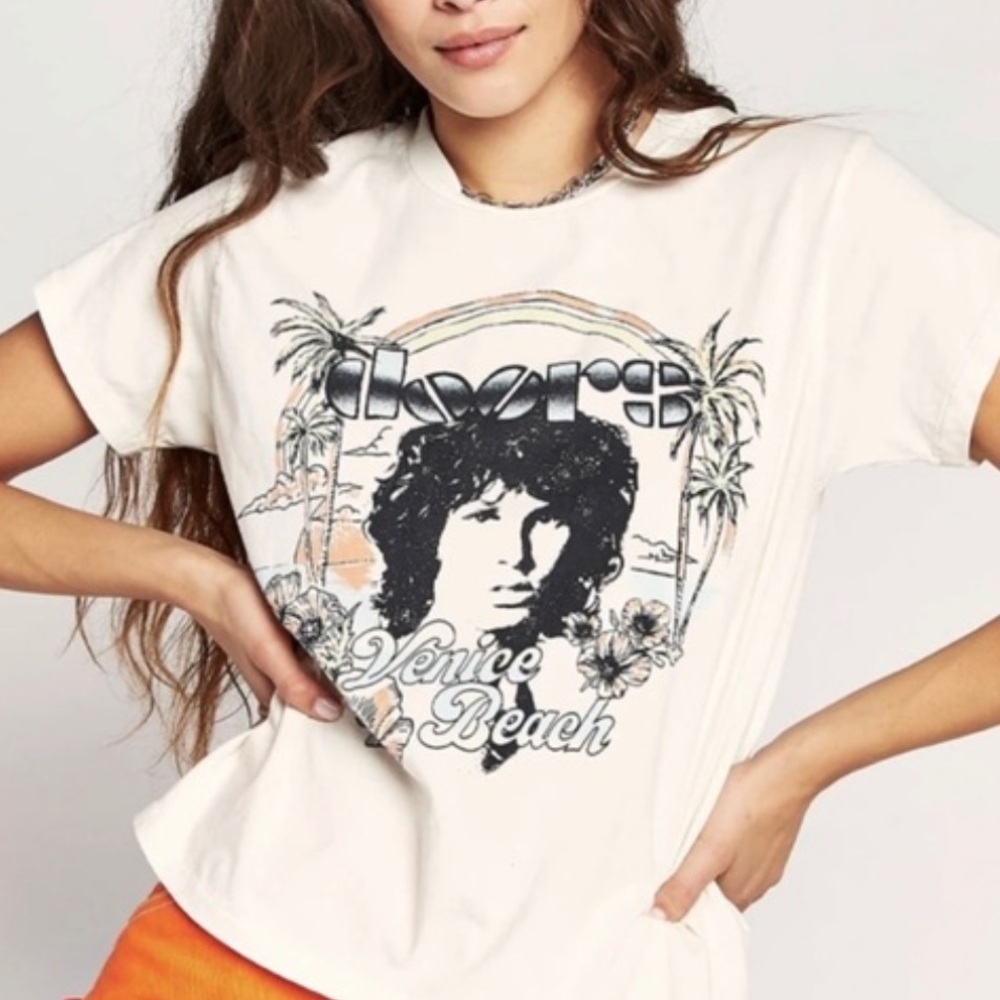 Daydreamer LA Doors Venice Beach Cream Tee